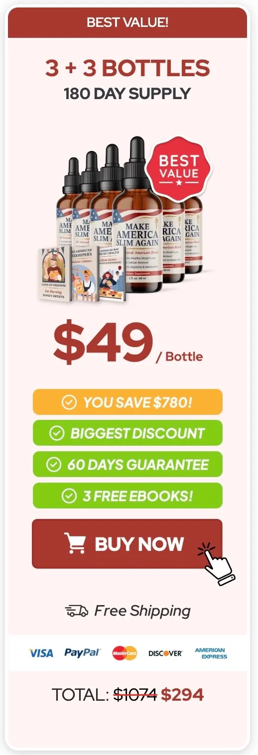 Make America Slim Again 180-day supply bundle